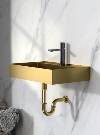 Lavabo de acero inoxidable de alta resistencia para colgar en la pared, lavabo para ba&ntilde;o de hotel, cumplimiento con ADA Becasus.jpg